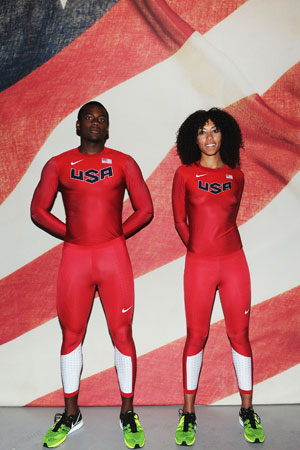 ロンドンオリンピック アメリカ陸上チーム Nike ユニフォーム T Cブログ